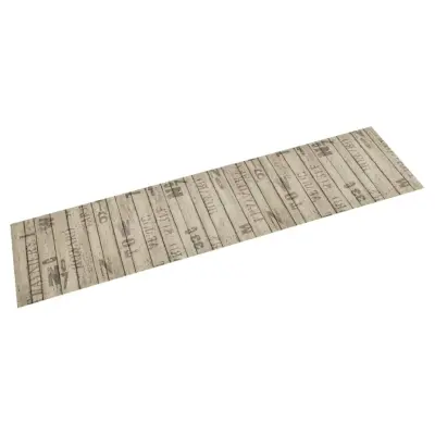 vidaXL Kuhinjska preproga pralna ograja 60x300 cm žamet