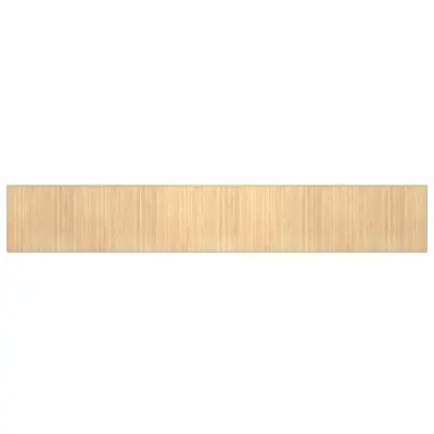 vidaXL Preproga pravokotna svetlo naravna 80x1000 cm bambus