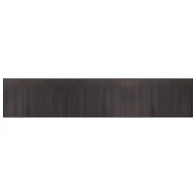 vidaXL Preproga pravokotna temno rjava 60x300 cm bambus
