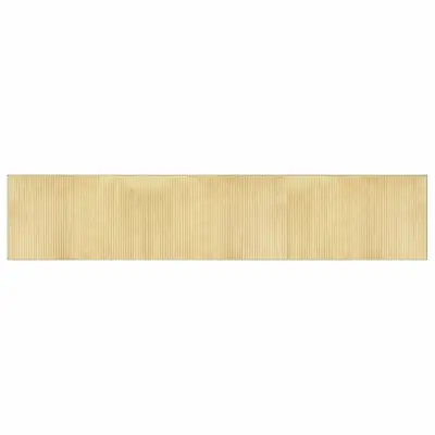 vidaXL Preproga pravokotna svetlo naravna 60x300 cm bambus