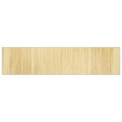 vidaXL Preproga pravokotna svetlo naravna 70x300 cm bambus