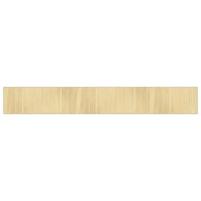 vidaXL Preproga pravokotna svetlo naravna 70x500 cm bambus
