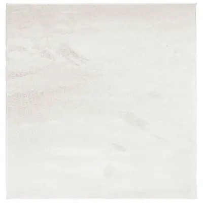 vidaXL Preproga OVIEDO s kratkimi vlakni bež 120x120cm