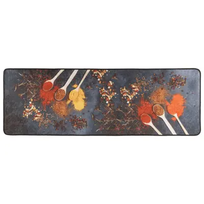 vidaXL Kuhinjska preproga večbarvna 60x180 cm pralna nedrseča
