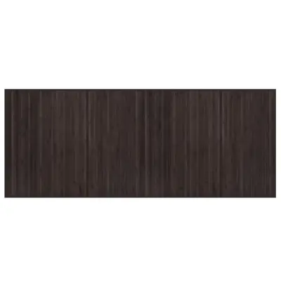 vidaXL Preproga pravokotna temno rjava 80x200 cm bambus
