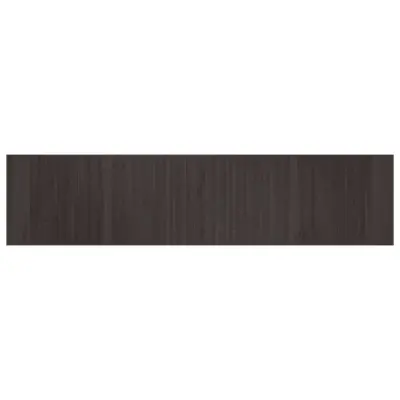 vidaXL Preproga pravokotna temno rjava 70x300 cm bambus