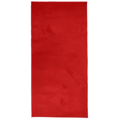 vidaXL Preproga OVIEDO s kratkimi vlakni rdeča 100x200 cm