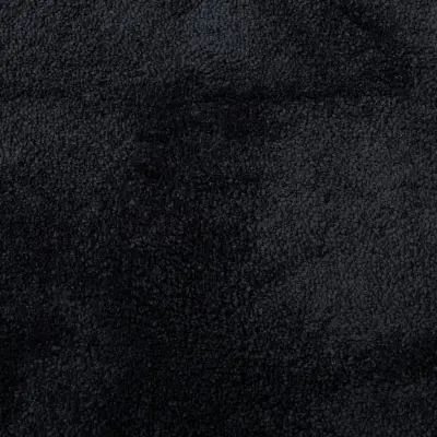 vidaXL Preproga OVIEDO s kratkimi vlakni črna 120x120 cm