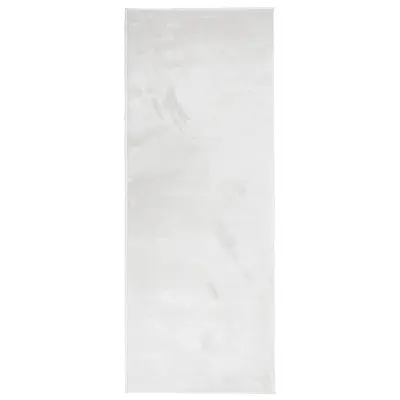 vidaXL Preproga OVIEDO s kratkimi vlakni siva 80x200 cm