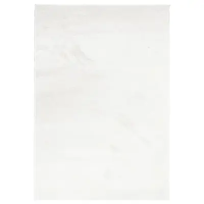 vidaXL Preproga OVIEDO s kratkimi vlakni krem 140x200 cm