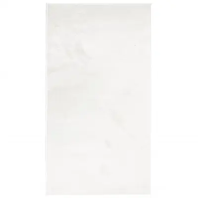 vidaXL Preproga OVIEDO s kratkimi vlakni krem 60x110 cm