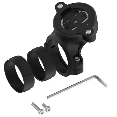 Kolesarski nosilec za radar Garmin z zadnjo lučjo Black  Gen 2