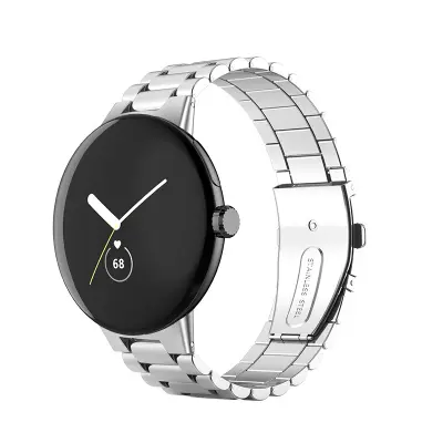 Pas za uro iz nerjavečega jekla Silver 2 cm Google pixel watch