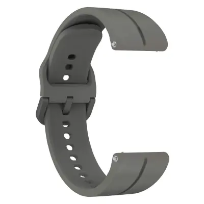 Silikonski pas za uro DarkGrey 20 mm