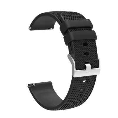 Silikonski pašček za uro Garmin Vivoactive 4 18mm Black