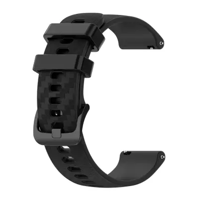 Silikonski pas za uro Garmin Vivoactive 4 / Vivoactive 3 / Venu Black 22 mm