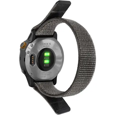 Pašček za uro Garmin Fenix 7X/6X/5X/3/D2 Bravo/Descent MK1 Grey
