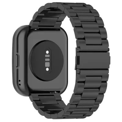 Pašček za uro iz nerjavečega jekla za Huami, Garmin, Vivomove in Huawei Black