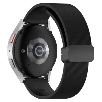 Magnetni pas za uro za 20 mm Garmin/Huawei/Samsung Galaxy Watch Black