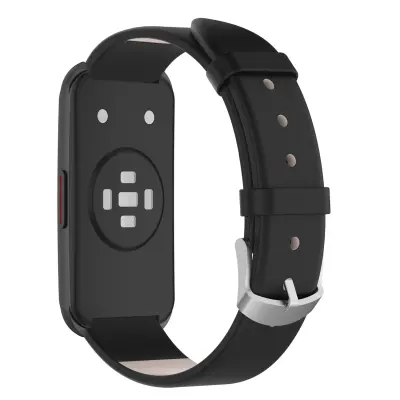 Pašček za uro iz pravega usnja Black  Keep B4