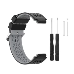 Pašček za uro Garmin Forerunner 220/230/235/630/620/735XT, Approach S20/S5/S6 Black