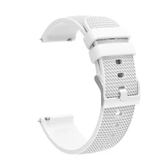Pašček za uro 20 mm za Garmin, Samsung, Huawei, Amazfit White