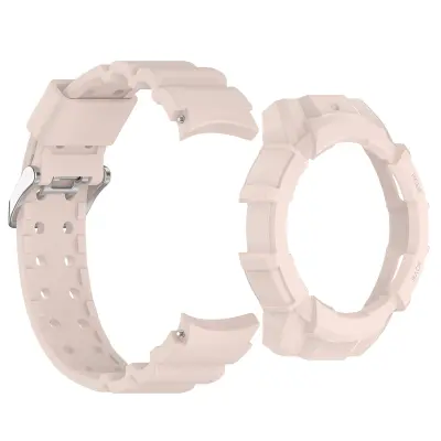 Silikonska zapestnica Armor z zaščitnim etuijem za Samsung Galaxy Watch6 40mm Pink