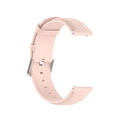 Pašček za uro iz pravega usnja Pink 20 mm