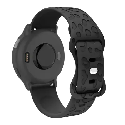 Pašček za uro Garmin Forerunner 265S, Fossil GEN6, Huawei Honor - 18 mm Black