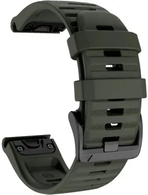 Garmin Fenix silikonska zapestnica Army green