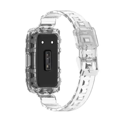 Pašček in ohišje za uro iz TPU Transparent  Huawei Band 7 / Band 6 / Band 6 Pro, Honor Band 7 / Band 6