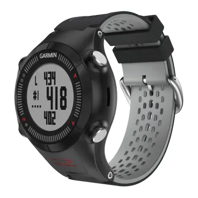 Pašček za uro Garmin Approach S2 - črn / siv