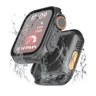 Ovitek z zaščitnim ovitko za Apple Watch Series 4/5/6, 40 mm Black