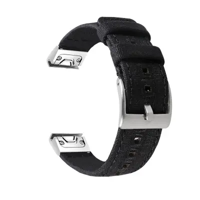 Platneni pašček za uro Garmin Black M