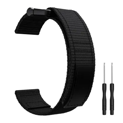 Pašček za uro 22 mm za Garmin Fenix 5/6/7 Forerunner Approach Nylon Black