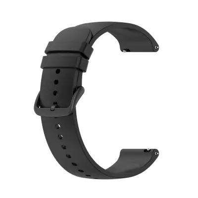 Silikonska zapestnica za Huawei Watch 3/GT 2 in Samsung Galaxy Watch 3 Black