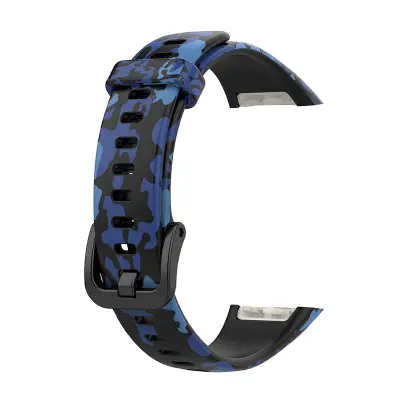 Pašček za uro za Huawei Band 6 Honor Band 6/7 Black+Blue
