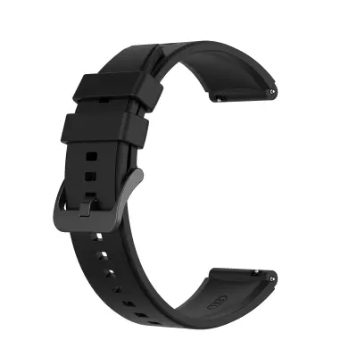 Pašček za uro 20 mm Garmin/Huawei/Samsung Galaxy Watch Black