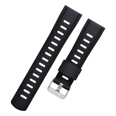 Silikonski pašček za Huawei GT3/2 Honor Watch 4 Black L