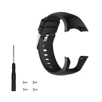 Silikonski pas za uro Suunto Spartan Trainer Wrist HR Black