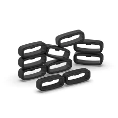 Zanka za 22 mm pas za uro, paket 10 kosov Black