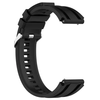 Pašček za uro 22 mm v 2 velikostih Black