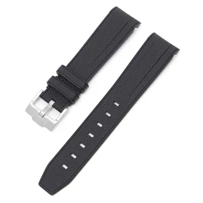 Silikonski pašček za uro Omega Swatch Black