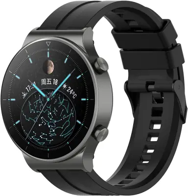 Silikonska zapestnica Huawei Watch GT2 Pro Black