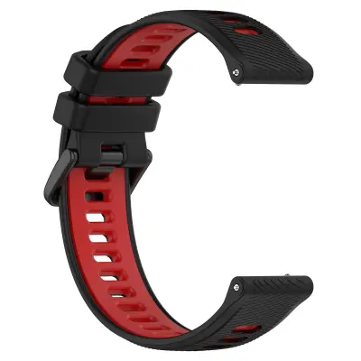 Silikonski pas za uro Red 22 mm