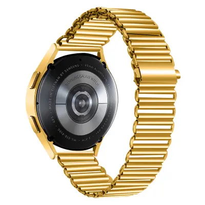 Pašček za uro iz nerjavečega jekla Gold 20 mm Samsung Watch s / Samsung Watch 5 / Huawei GT