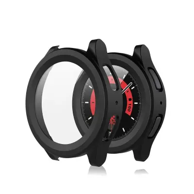 Zaščitna torbica s popolno prekrivnostjo za Samsung Watch 5 Pro Black