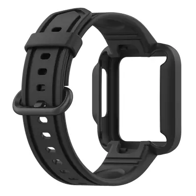 Zapestnica za uro Black  Xiaomi Mi Watch Lite/Redmi Watch 2/Xiaomi Mi Watch Lite 2/Xiaomi Redmi Watch 2 Lite/Redmi Horloge 2/Xiaomi Poco Watch