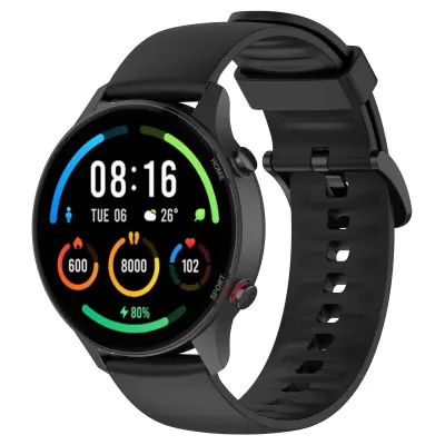 Univerzalni pas za uro Black 22 mm