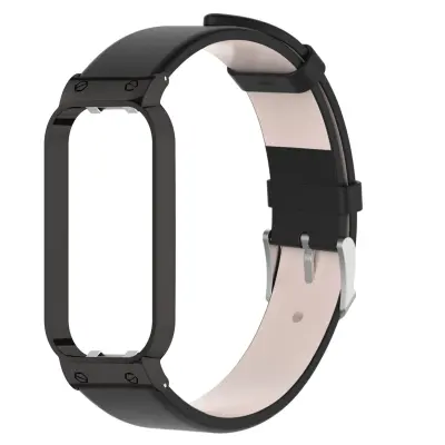 Pašček za uro z etuijem iz pravega usnja Black